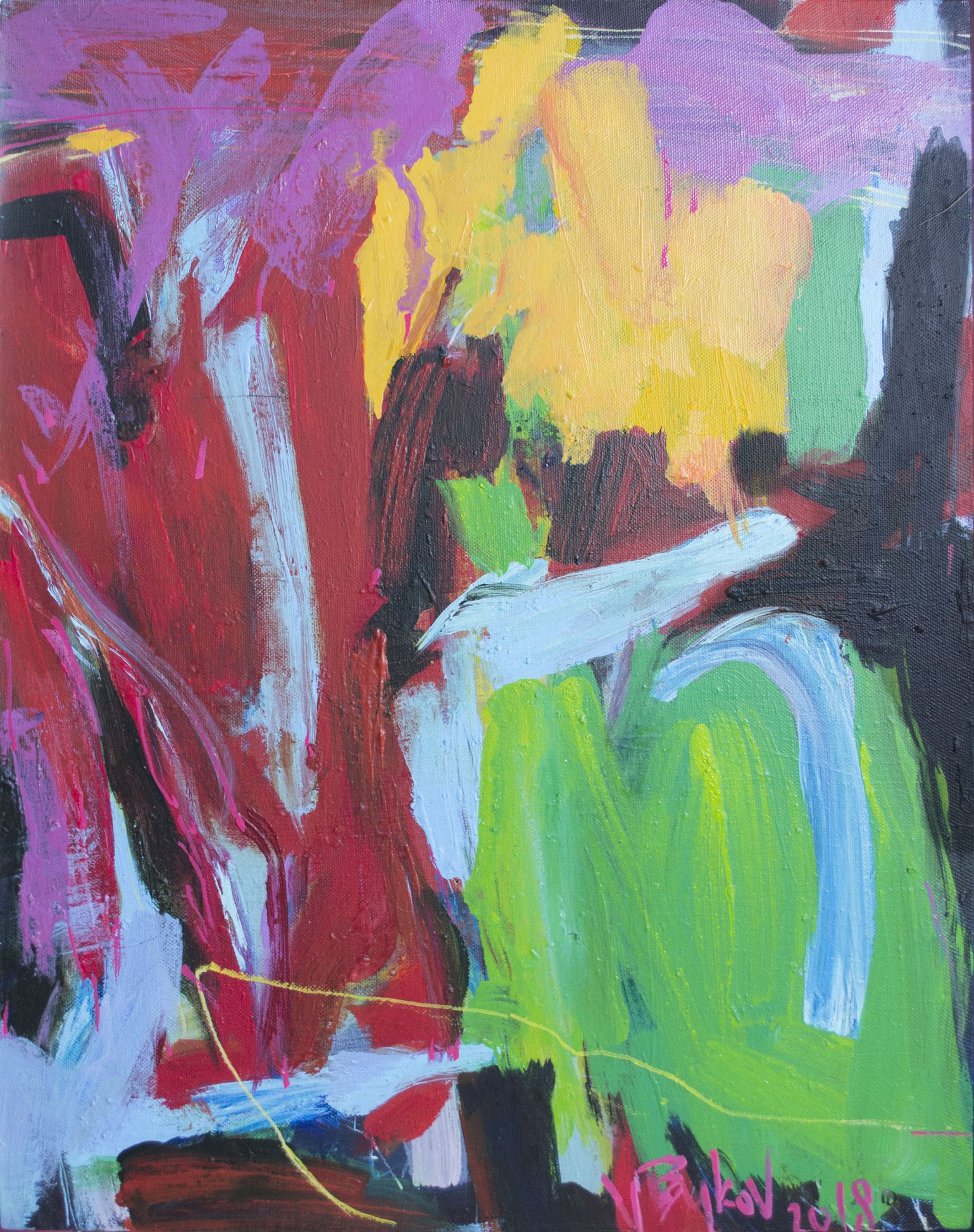 лютий-відтінки-пунктиру.-80х100-см.-пол.-акрил-2018р.