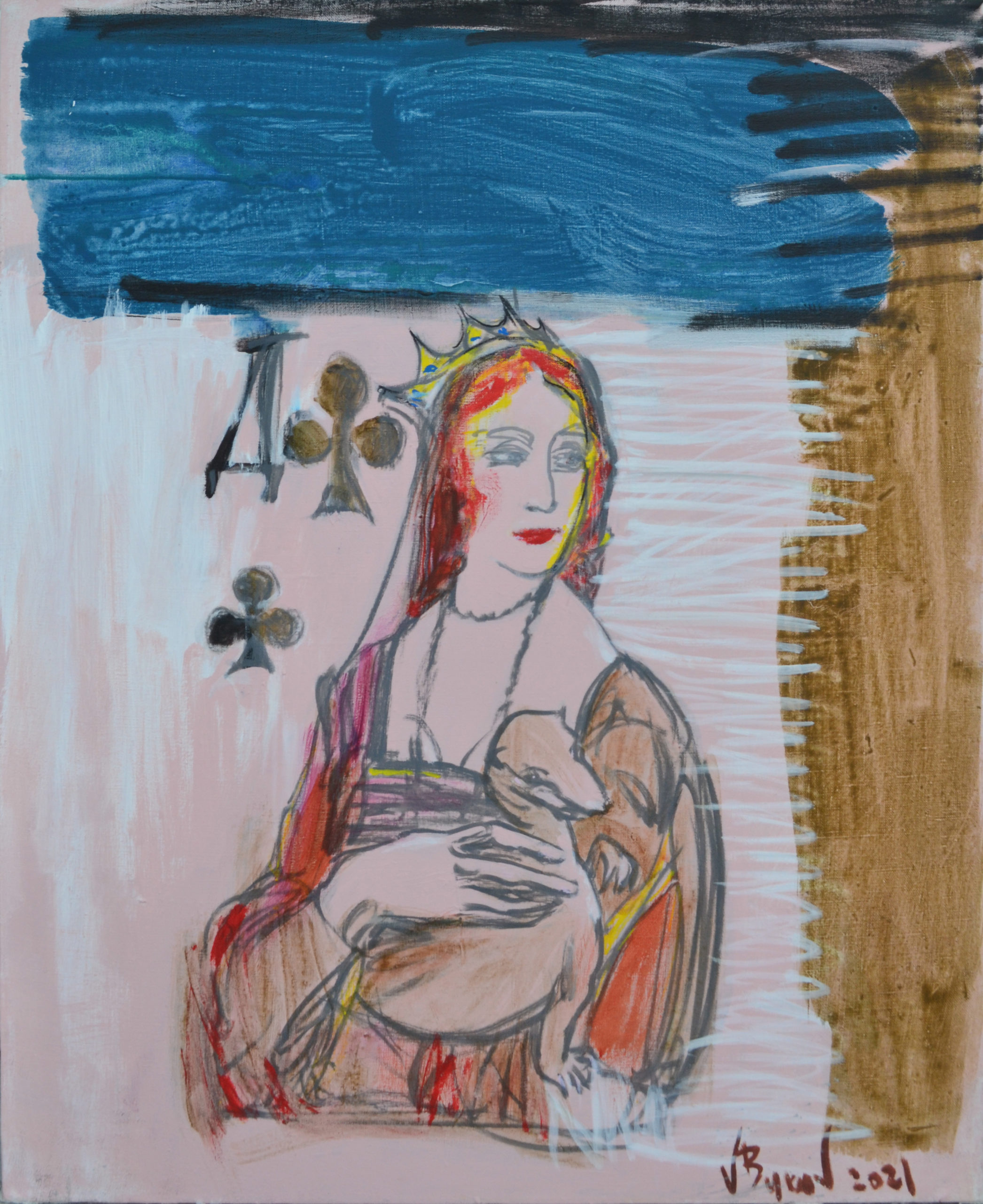 Жирова дама з горностаєм