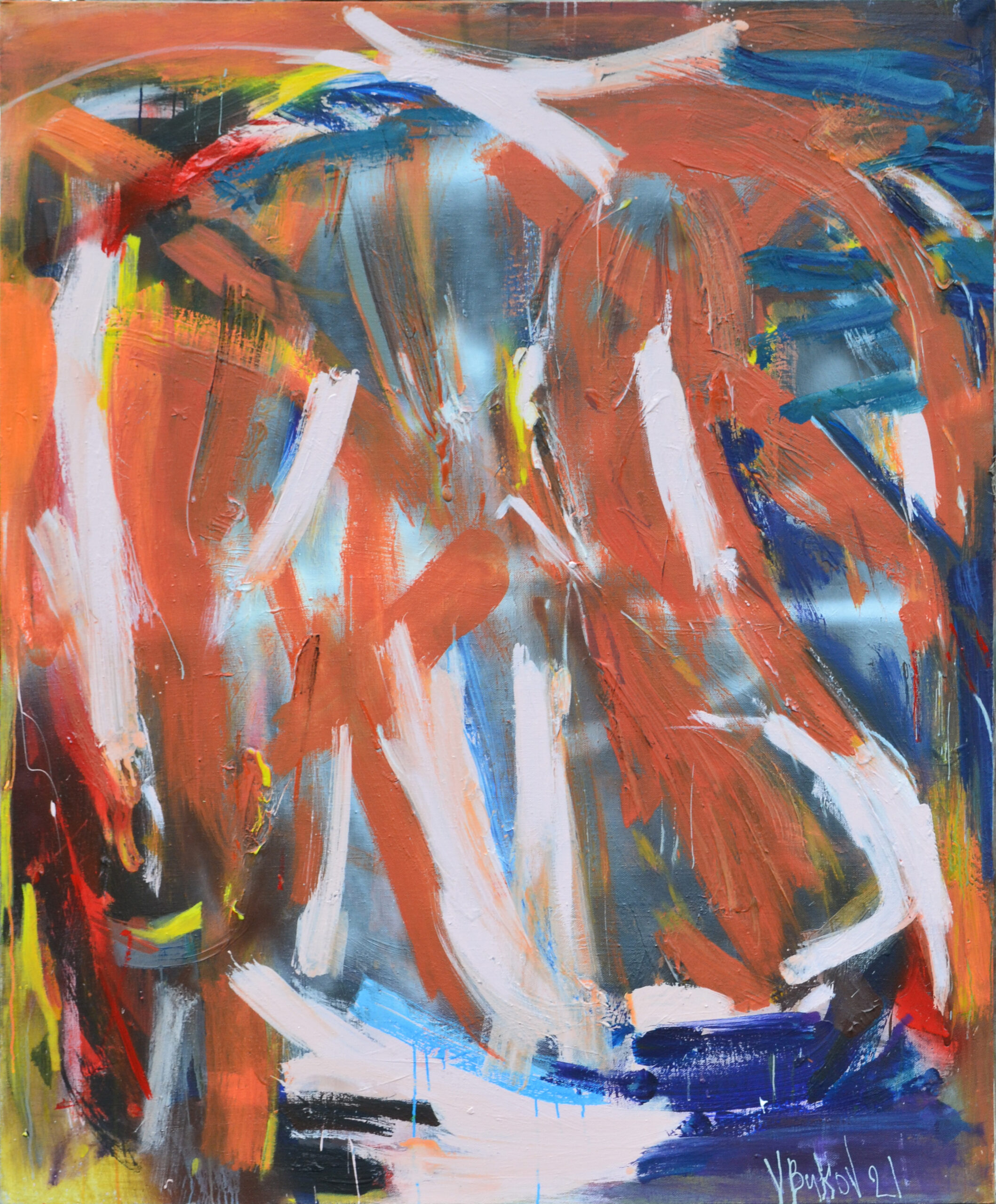 "Воскресіння" полотно, акрил 150х180 см.